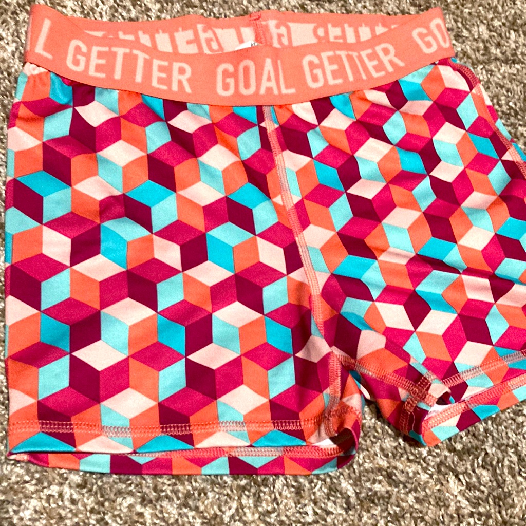 Patterned Athletic Shorts